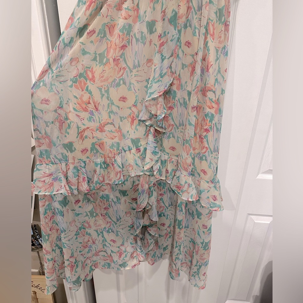 Floral Ruffle Maxi Dress - Picture 4 of 7